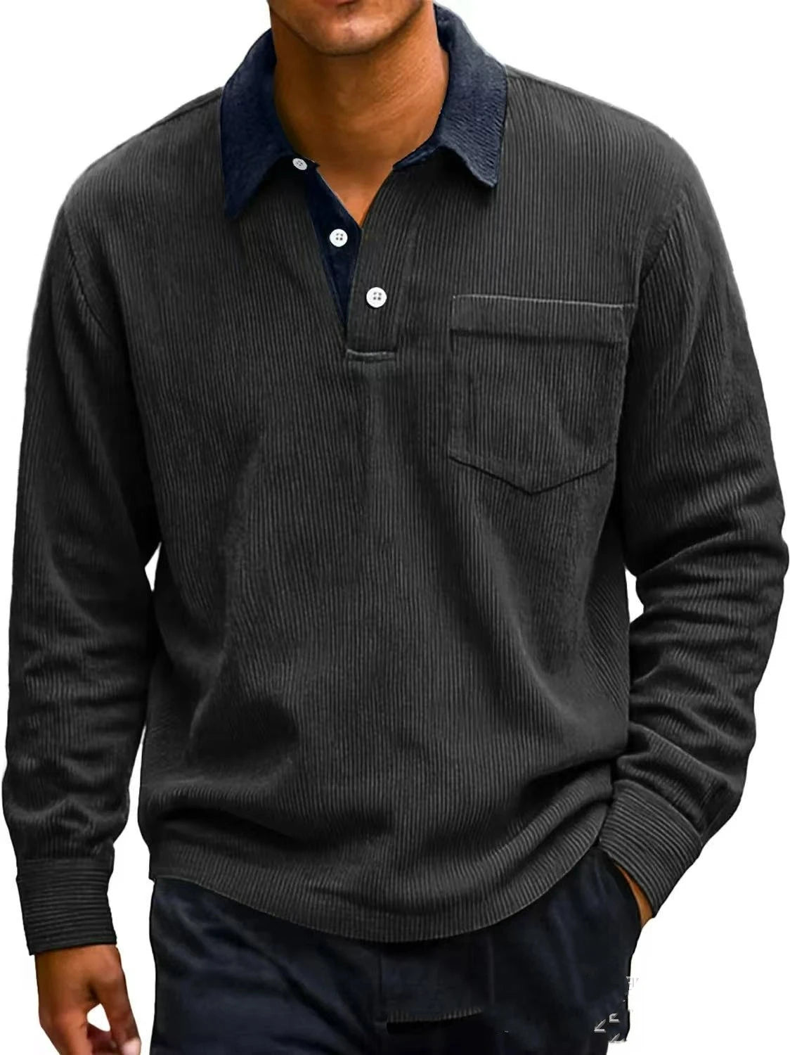 Beeckhoven™ | Stijlvolle Corduroy Polosweater