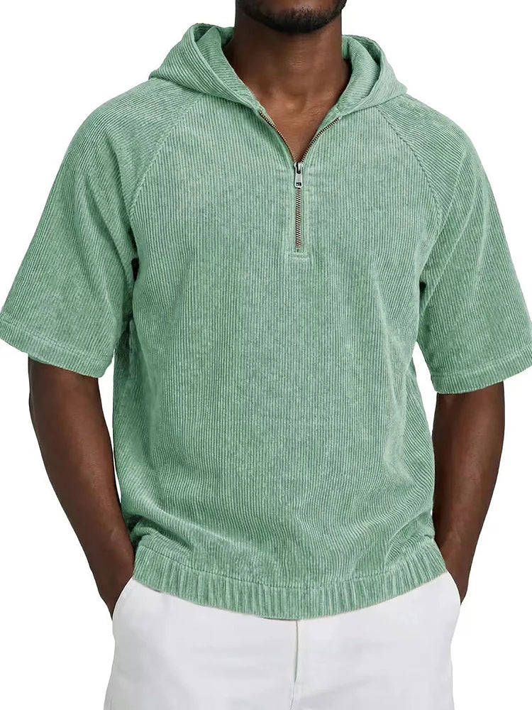 Beeckhoven™ | Corduroy Mannen Shirt Met Capuchon