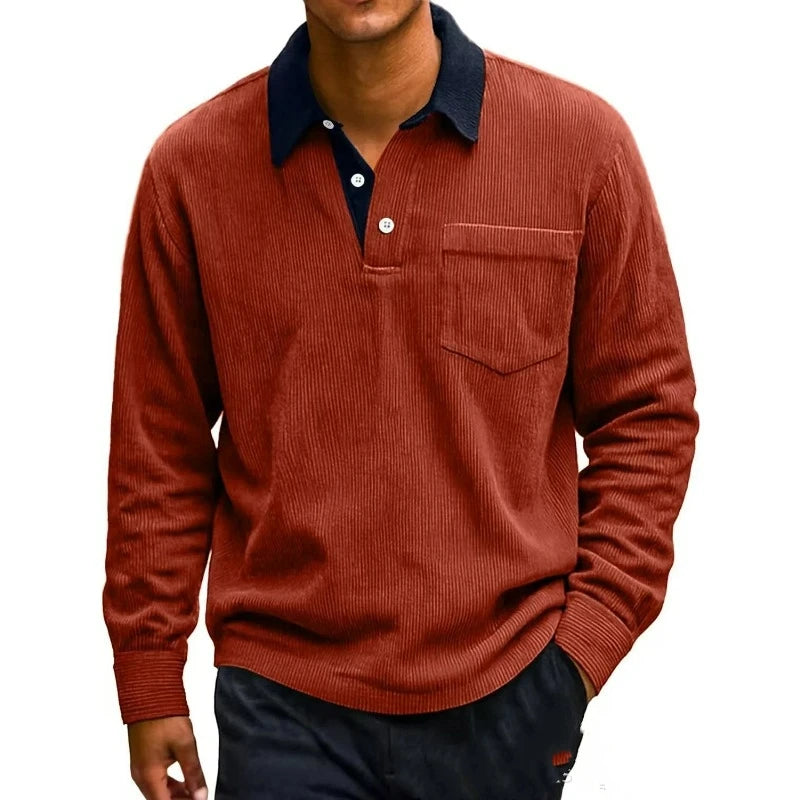 Beeckhoven™ | Stijlvolle Corduroy Polosweater