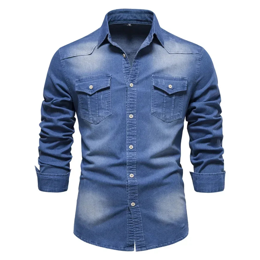 Anthony™ | Stoere Spijkerblouse