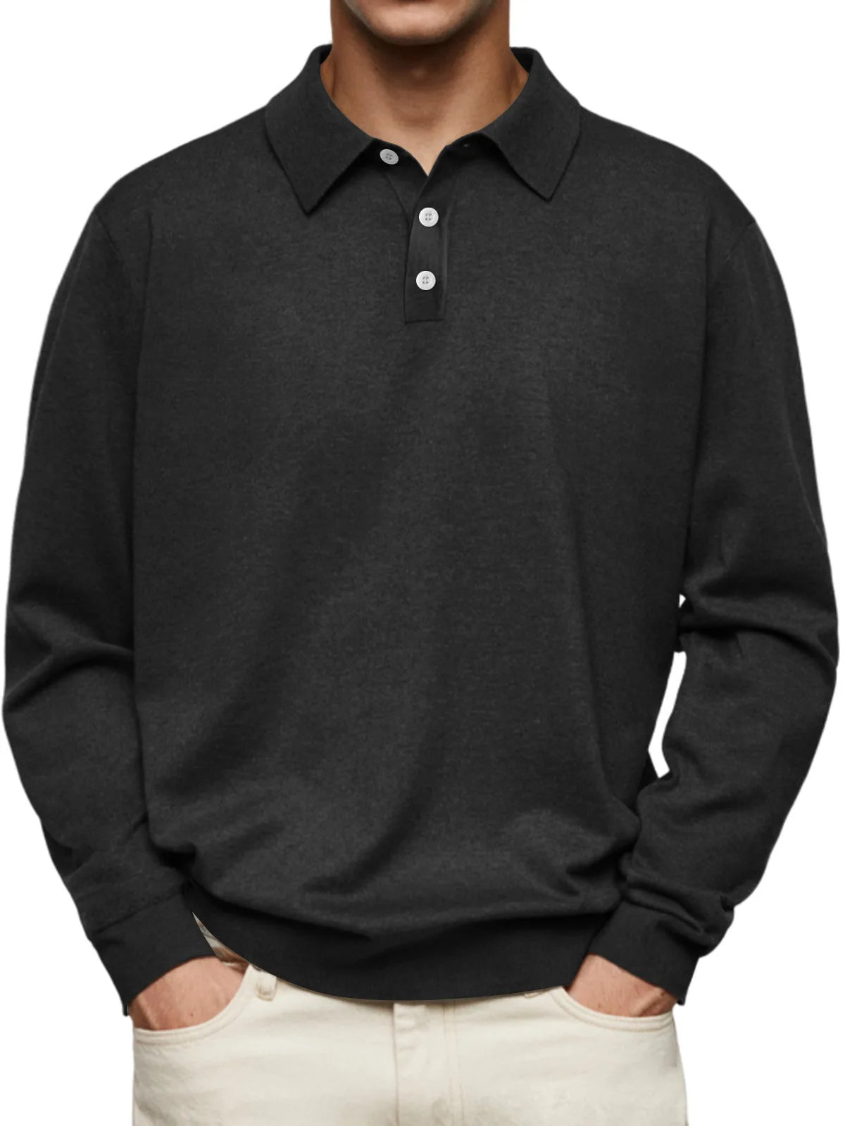 Beeckhoven™ | Alledaags Poloshirt met Lange Mouwen