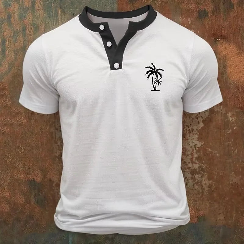 Beeckhoven™ | Heren Zomershirt Met Palmboomdetail
