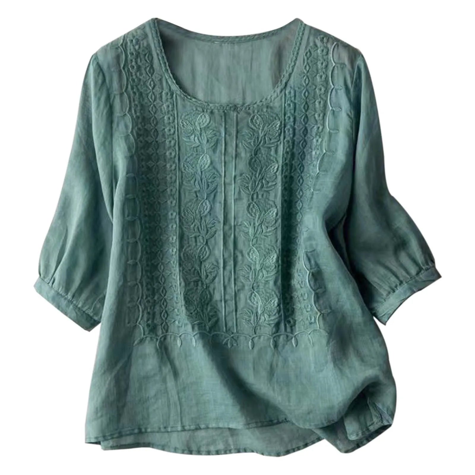 Beeckhoven™ | Zomerse Katoenen Damesblouse