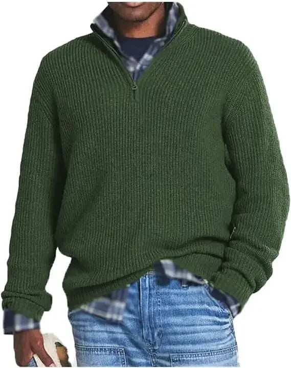 Beeckhoven™ | Casual Mannen Trui Met Rits