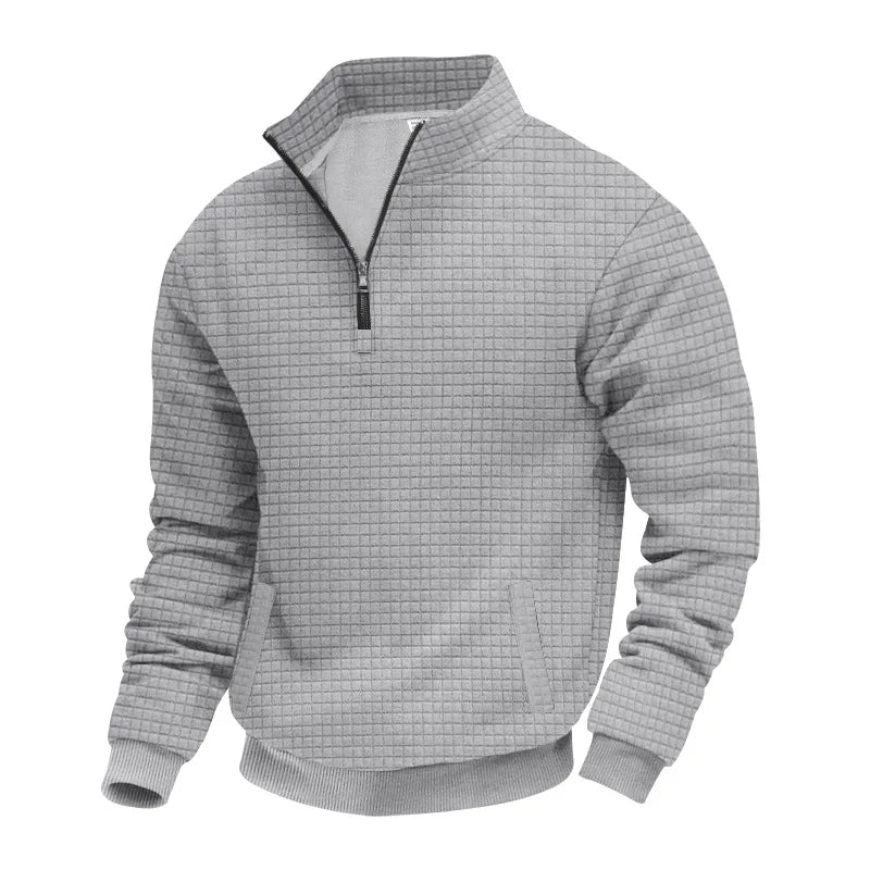 Beeckhoven™ | Mannen Sweatshirt Met Wafelpatroon