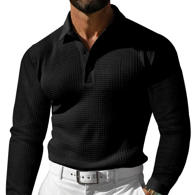 Beeckhoven™ | Ademend Poloshirt Met Lange Mouwen