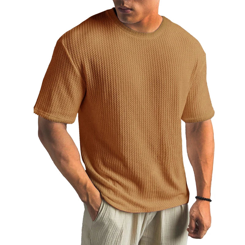 Beeckhoven™ | Wafelgebreid T-Shirt