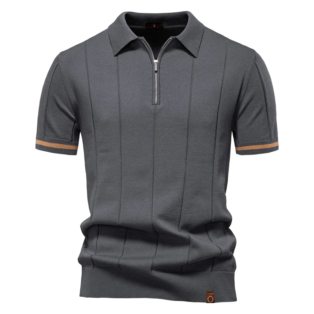 Beeckhoven™ | Heren Polo Shirt Met Rits