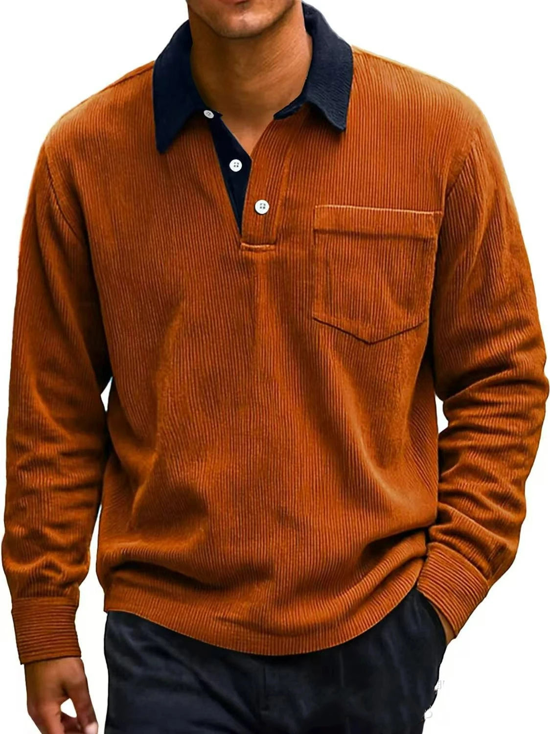 Beeckhoven™ | Stijlvolle Corduroy Polosweater