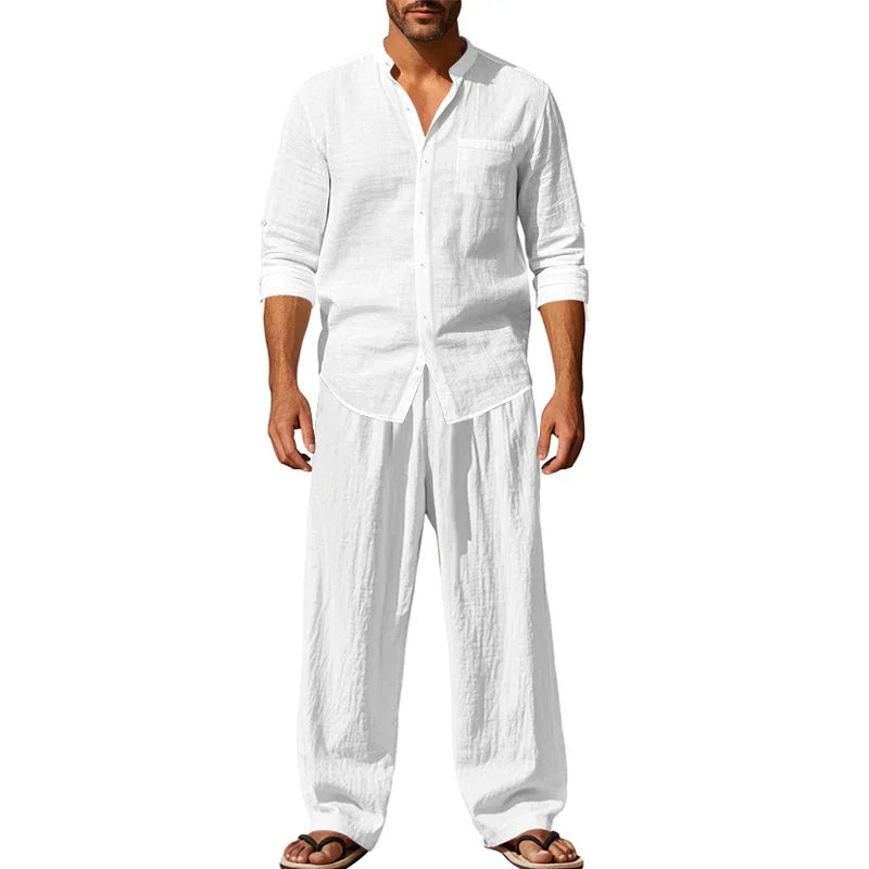 Beeckhoven™ | Comfortabele Linnen Heren Set