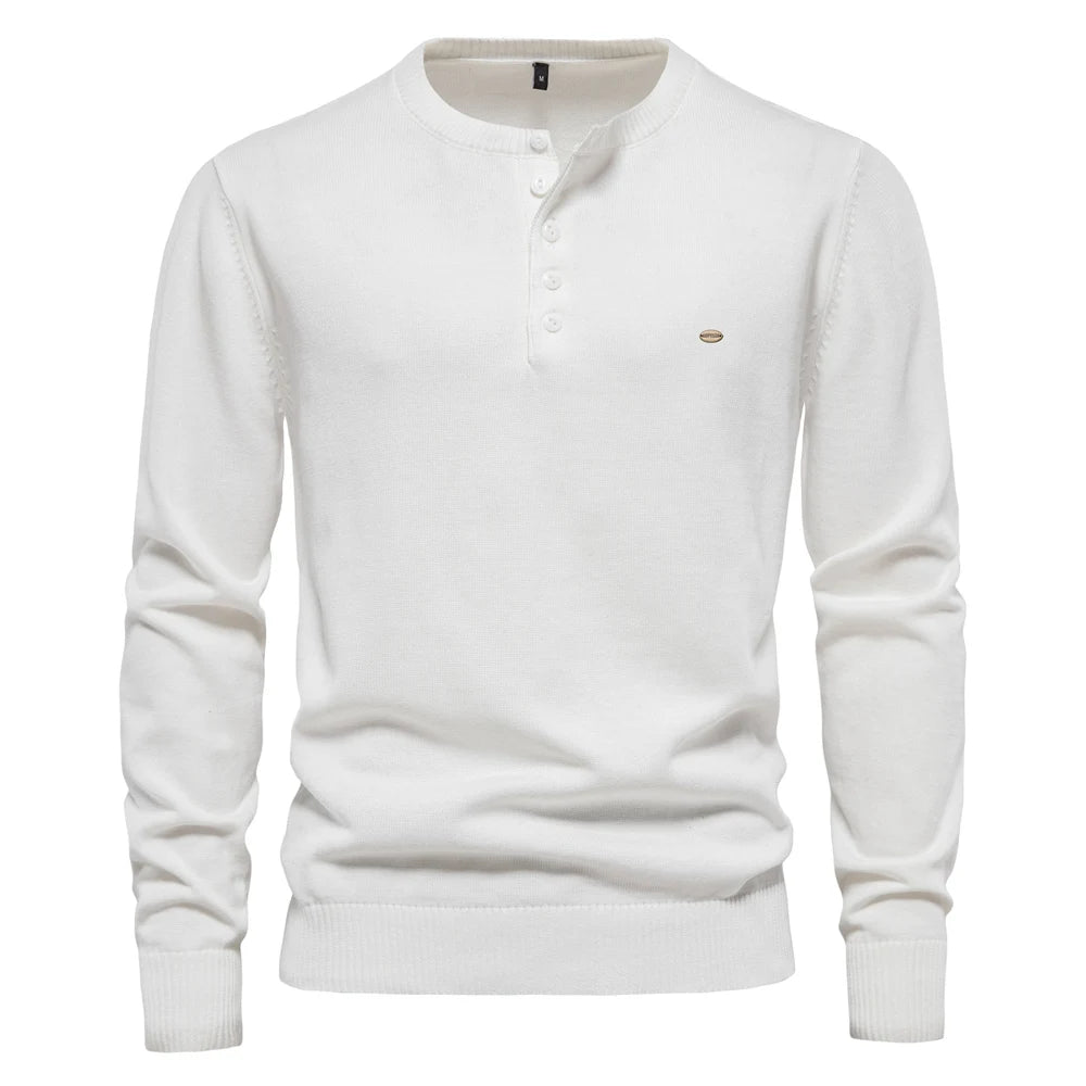 Beeckhoven™ | Katoenen Henley Wintershirt