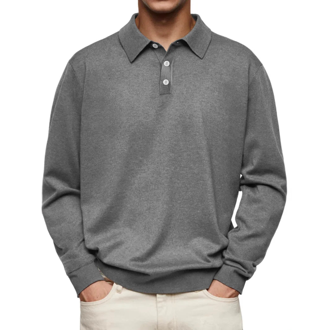 Beeckhoven™ | Alledaags Poloshirt met Lange Mouwen