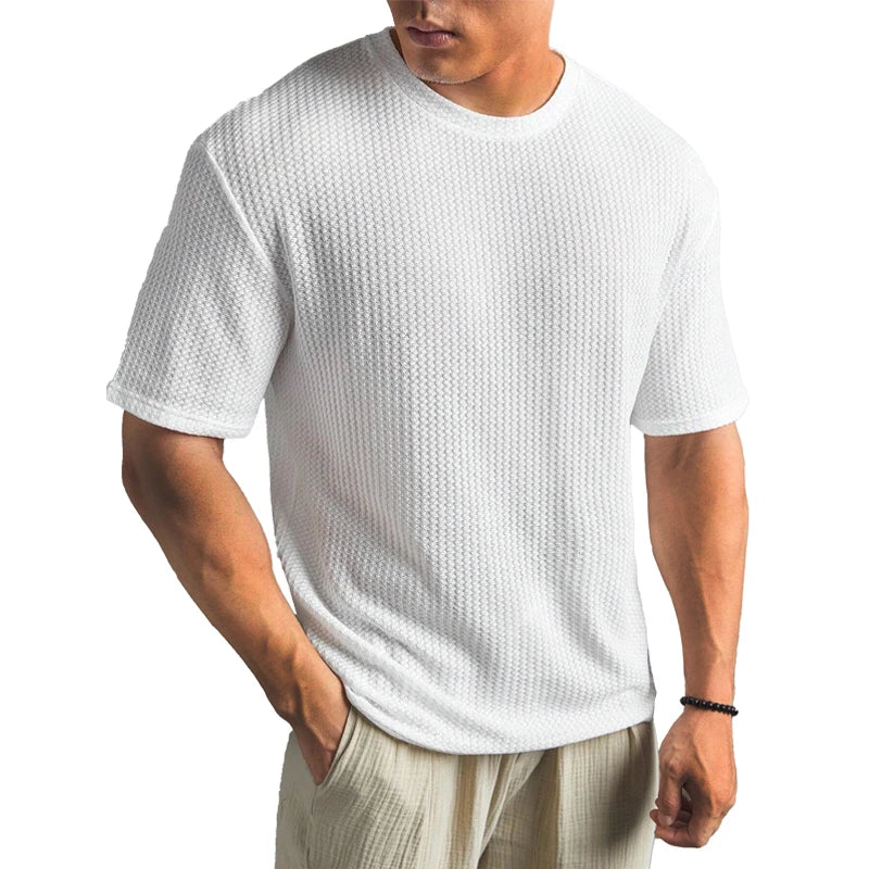 Beeckhoven™ | Wafelgebreid T-Shirt
