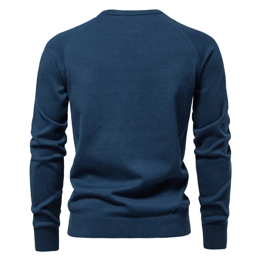Beeckhoven™ | Gebreid Heren Sweatshirt Met Ronde Hals