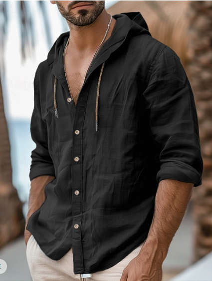 Beeckhoven™ | Linnen Hoodie Overhemd