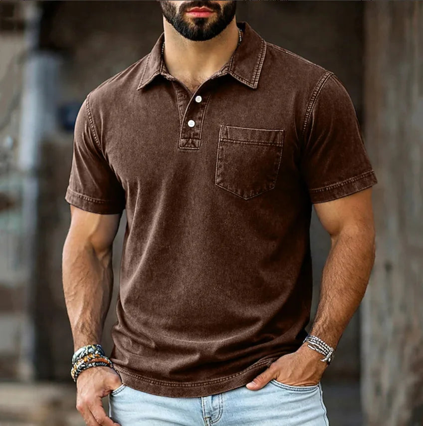 Beeckhoven™ | Vintage Heren Shirt Met Kraag