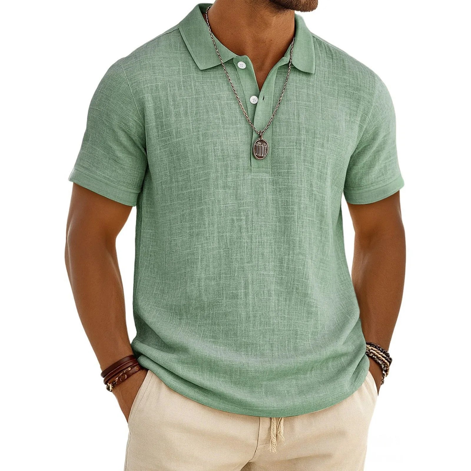 Beeckhoven™ | Casual Mannen Zomer Poloshirt