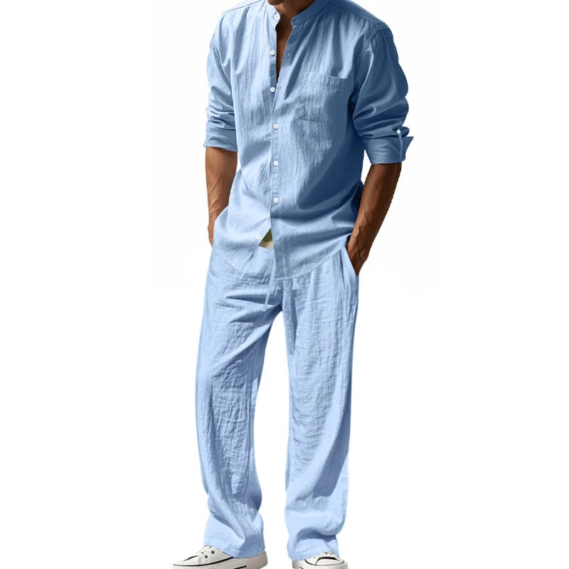 Beeckhoven™ | Comfortabele Linnen Heren Set