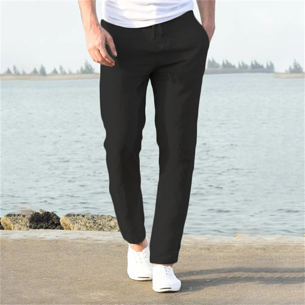 Beeckhoven™ | Katoenen Linnen Broek