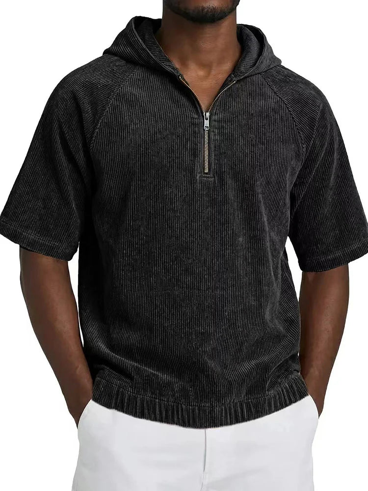 Beeckhoven™ | Corduroy Mannen Shirt Met Capuchon