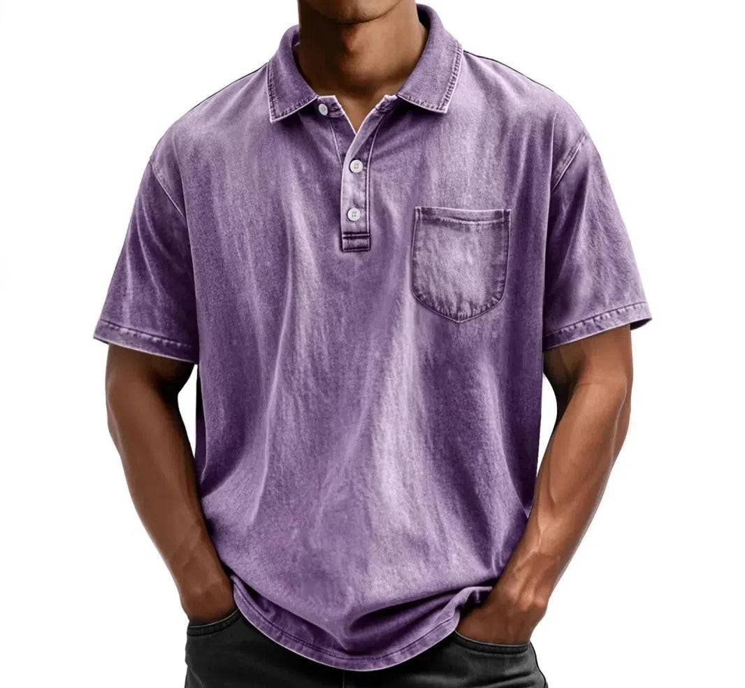 Beeckhoven™ | Vintage Heren Polo met Knopen