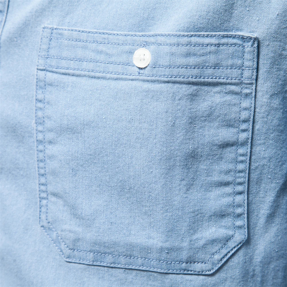 Beeckhoven™ | Hoogwaardig Denim Heren Overhemd