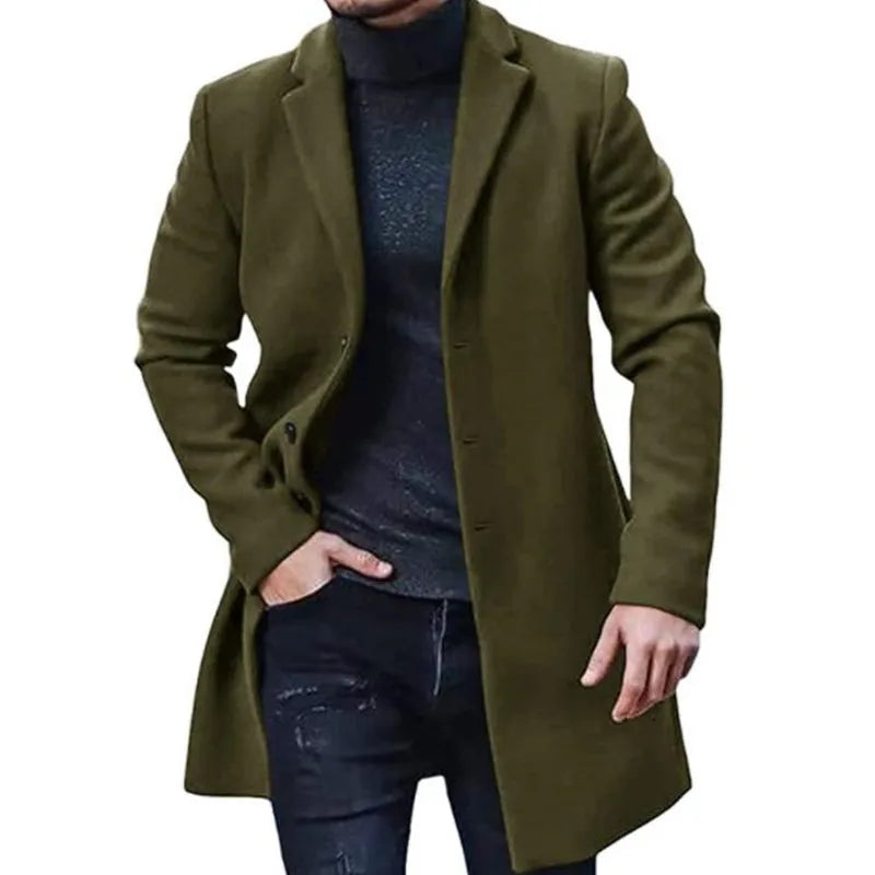 Beeckhoven™ | Casual Wollen Herenjas
