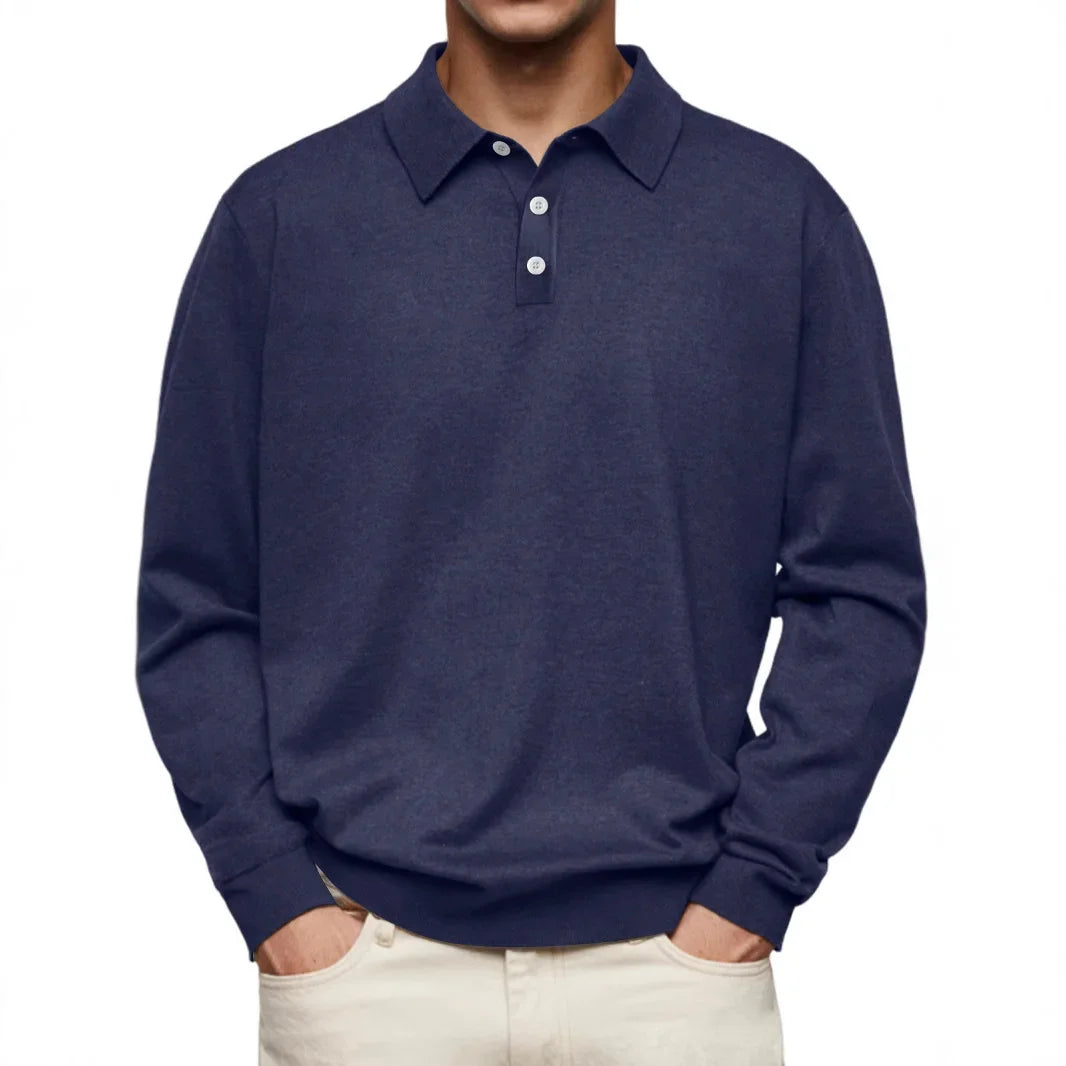 Beeckhoven™ | Casual Poloshirt met Lange Mouwen