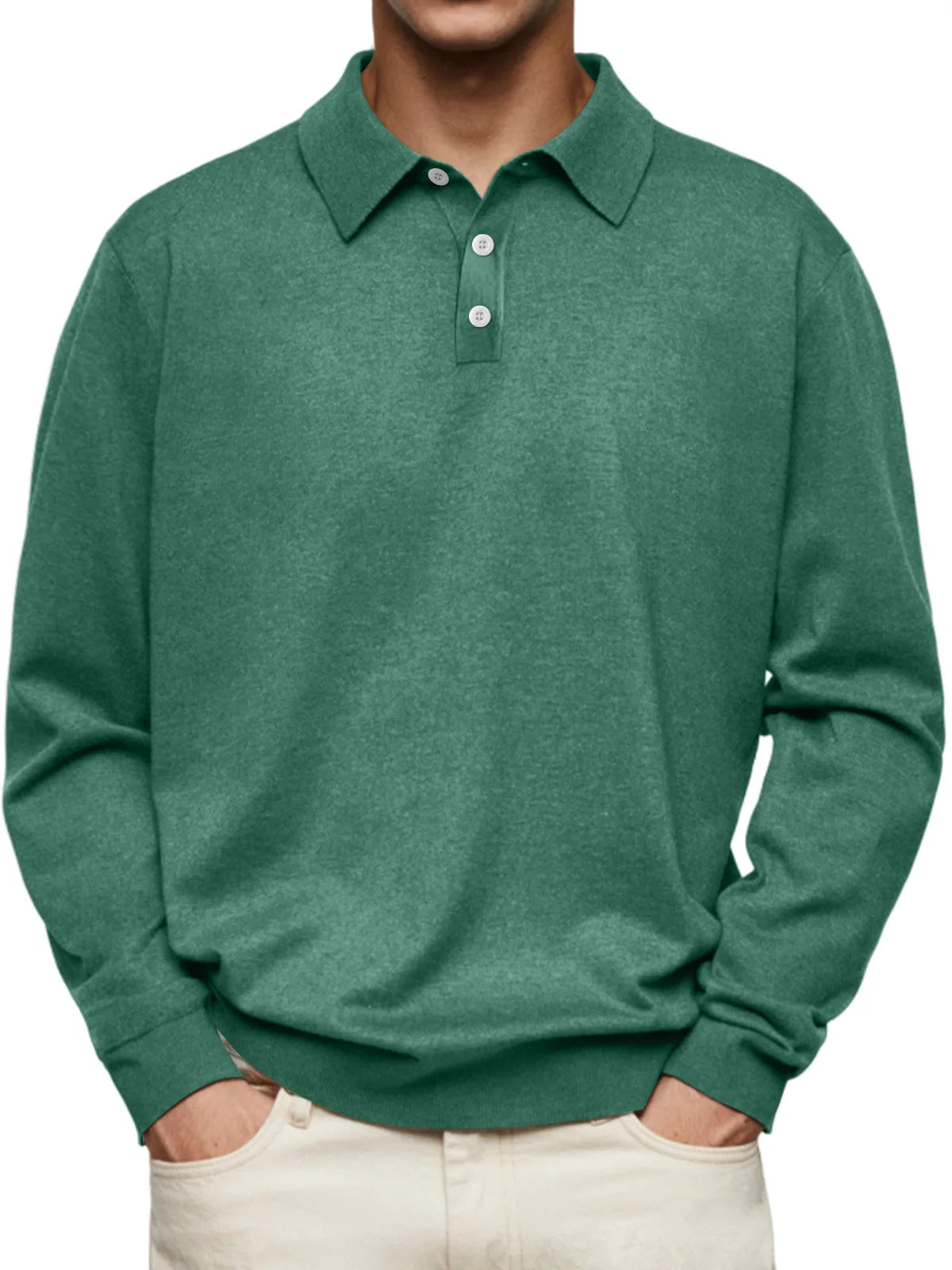 Beeckhoven™ | Alledaags Poloshirt met Lange Mouwen