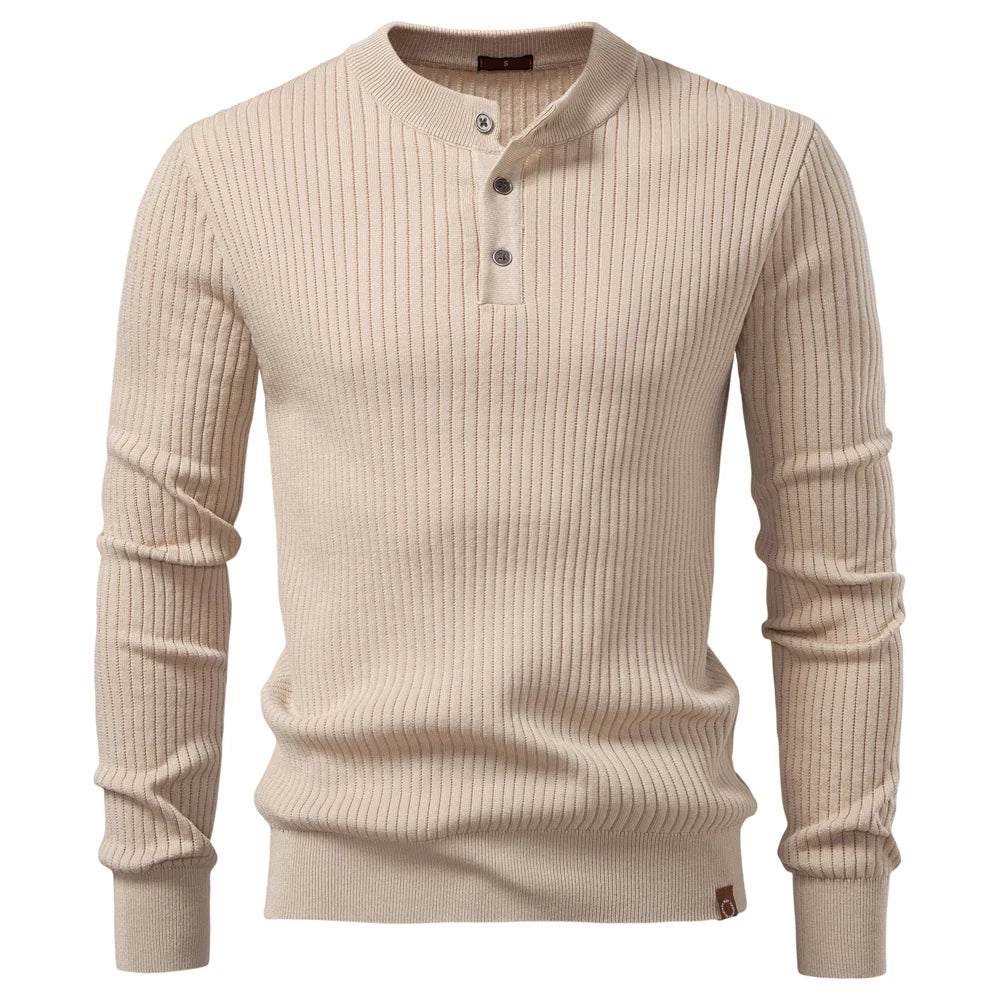 Beeckhoven™ | Casual Winter Poloshirt Met Knopen