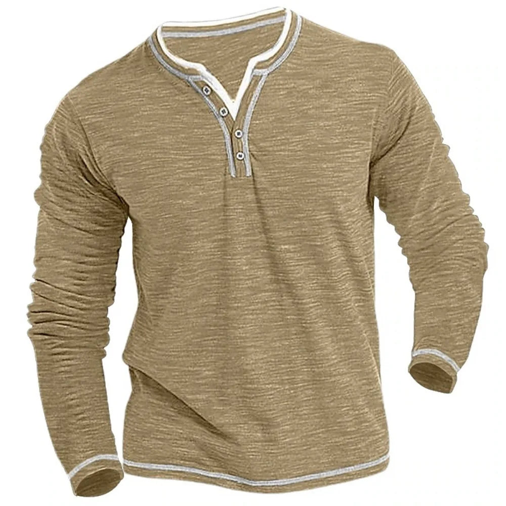 Beeckhoven™ | Ademend V-Hals Shirt Met Lange Mouwen