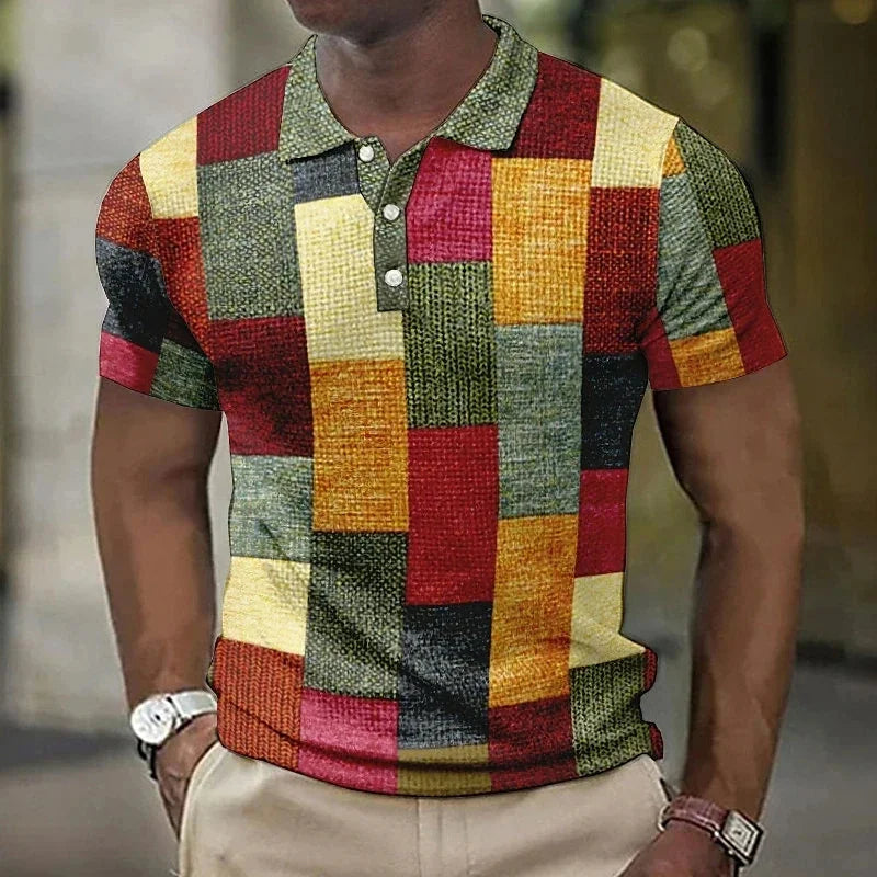 Beeckhoven ™ | Stijlvol Poloshirt Met Ruitjesprint