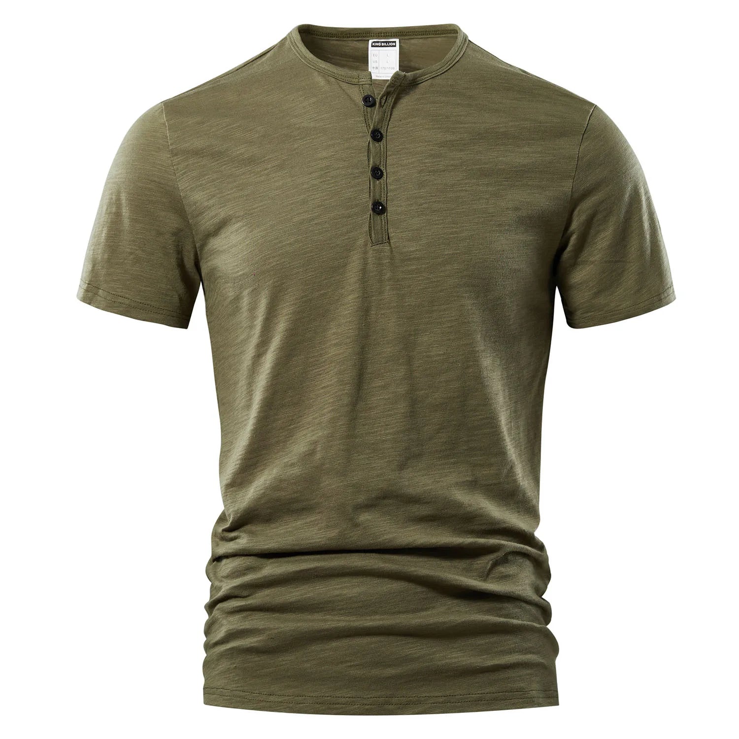 Beeckhoven™ | Stijlvol Mannen T-Shirt Met Knoopsluiting