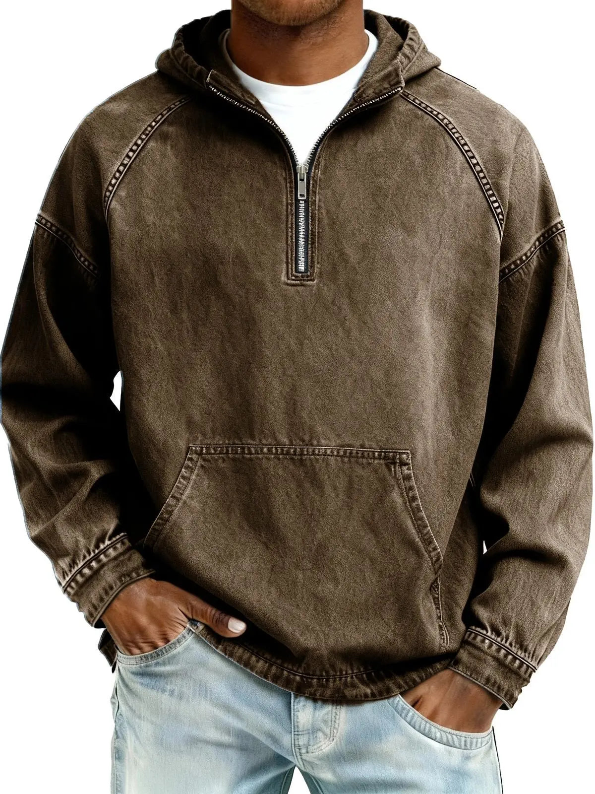 Beeckhoven™ | Vintage Heren Trui Met Capuchon