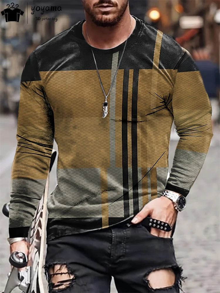 Beeckhoven™ | Gestreept Poloshirt Met Lange Mouwen