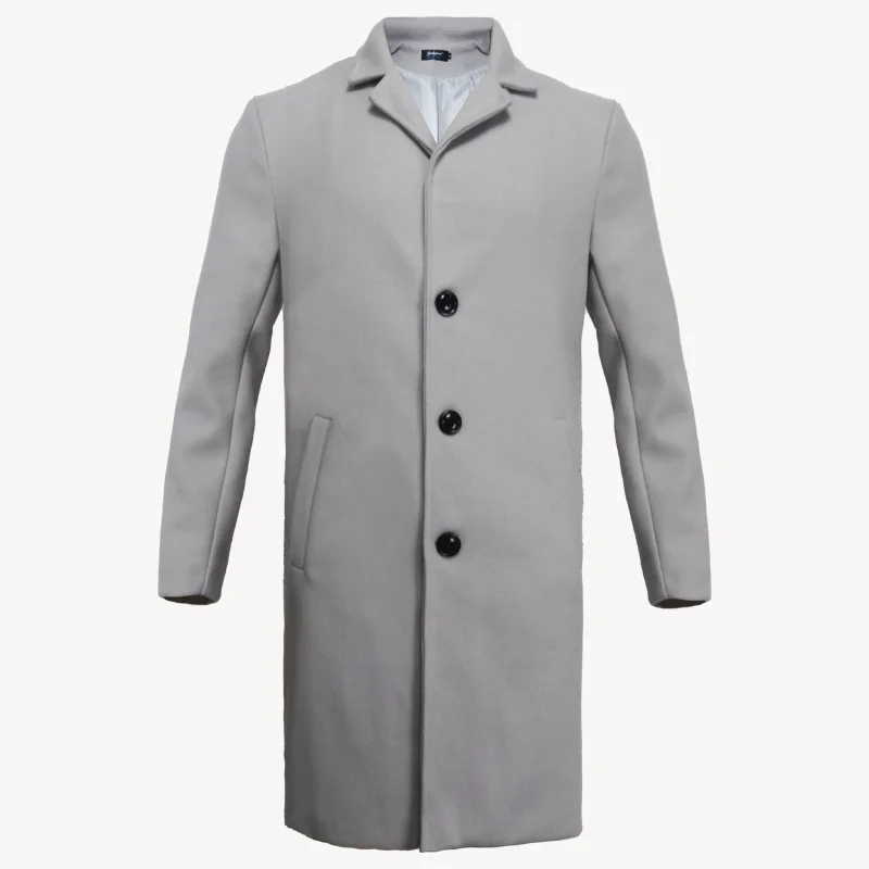 Beeckhoven™ | Casual Wollen Herenjas