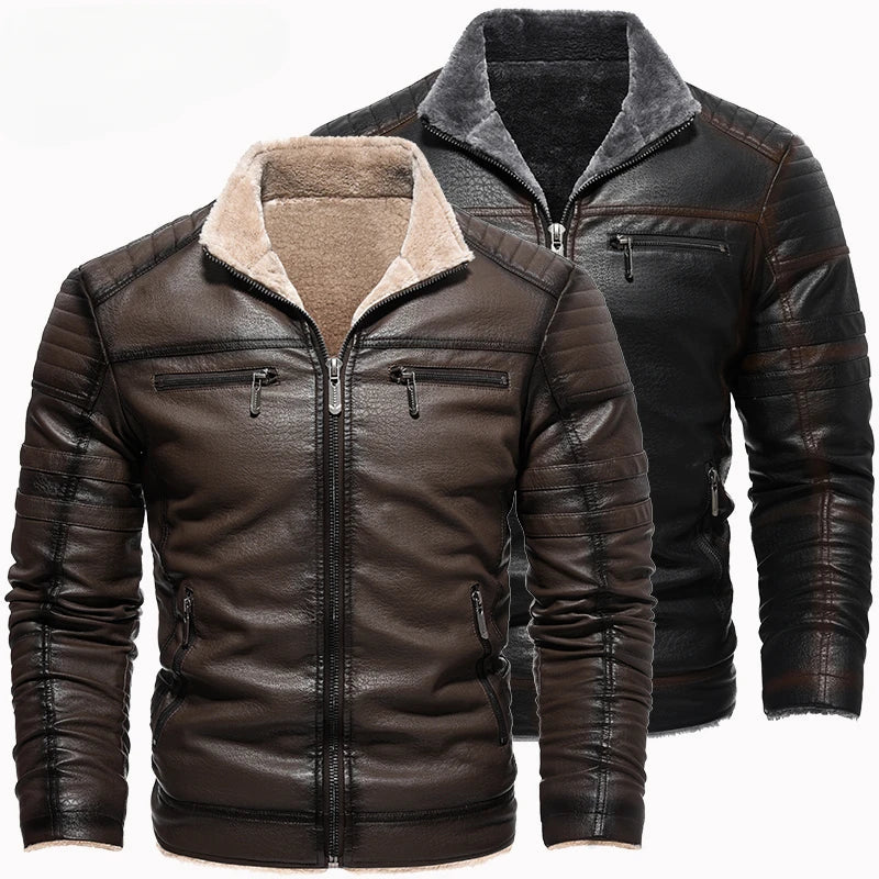 Beeckhoven™ | Premium Leren Heren Winterjas