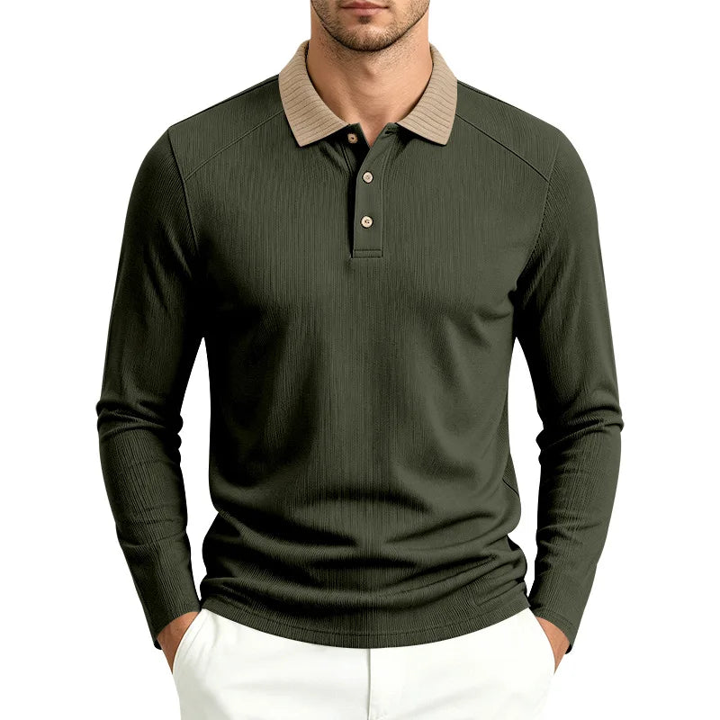 Beeckhoven™ | Casual Poloshirt Met Lange Mouwen