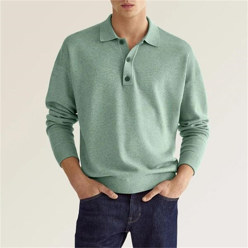 Leo™| Lange Mouwen Polo Overhemd