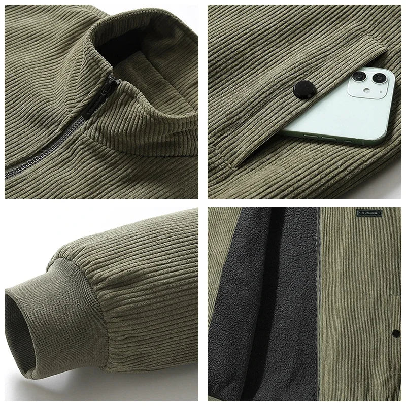 Beeckhoven™ | Corduroy Jas Met Fleecevoering