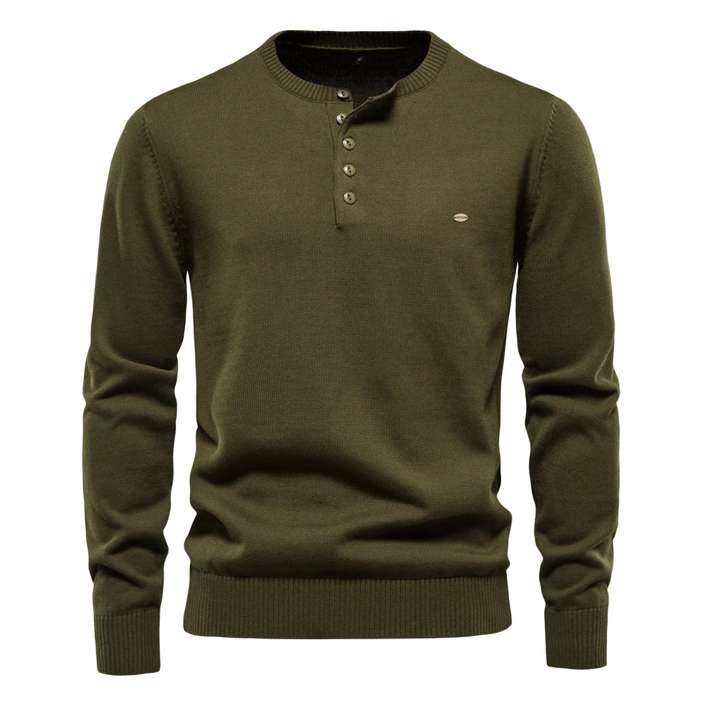 Beeckhoven™ | Katoenen Henley Wintershirt