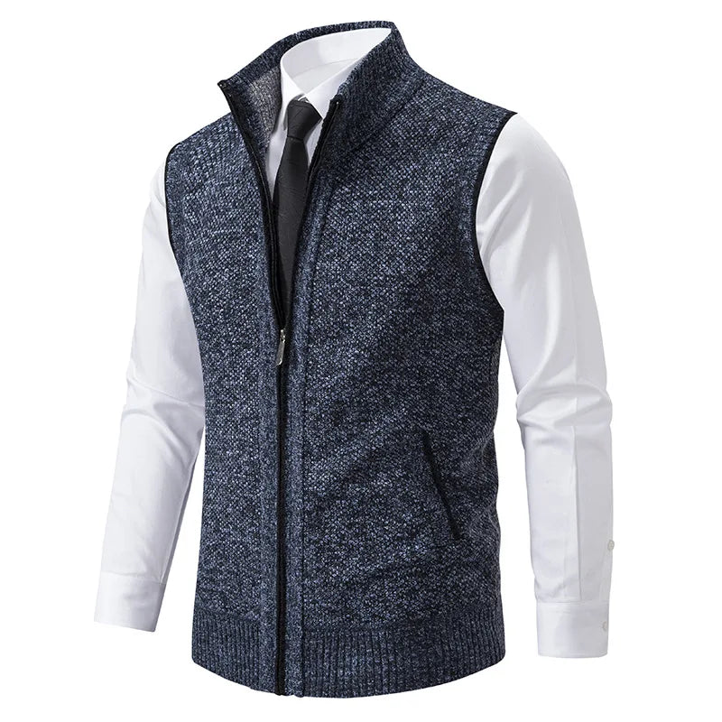Beeckhoven™ | Heren Gebreid Vest – Warme Herfststijl zonder Mouwen