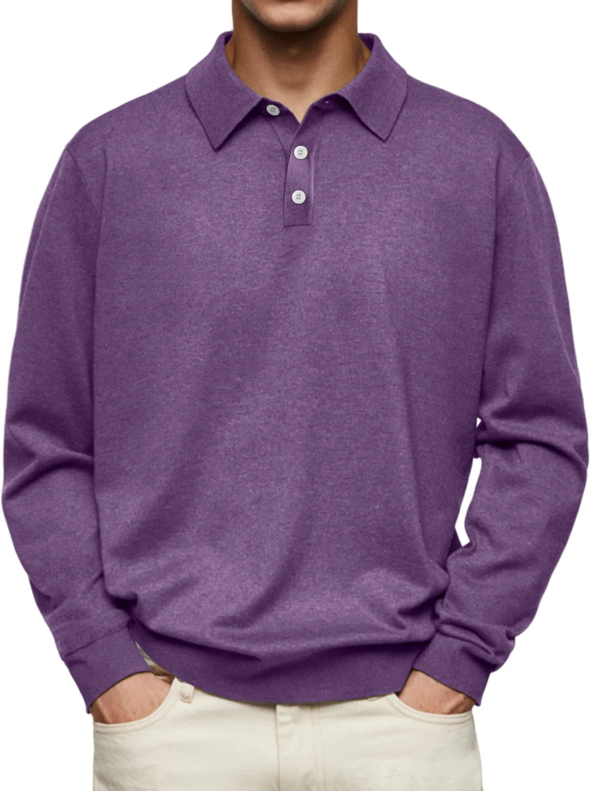 Beeckhoven™ | Alledaags Poloshirt met Lange Mouwen