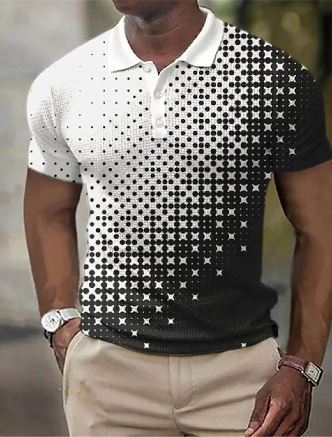 Beeckhoven ™ | Poloshirt Met Sterrenpatroon