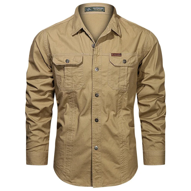 Beeckhoven™ | Katoenen Shirt Met Lange Mouwen