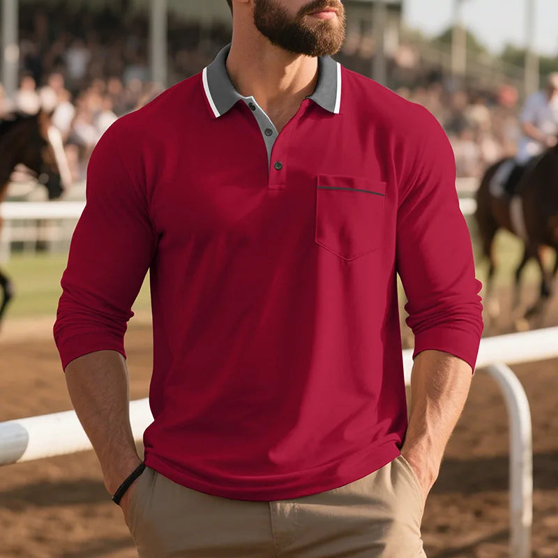 Beeckhoven™ | Stijlvol Poloshirt Met Lange Mouwen