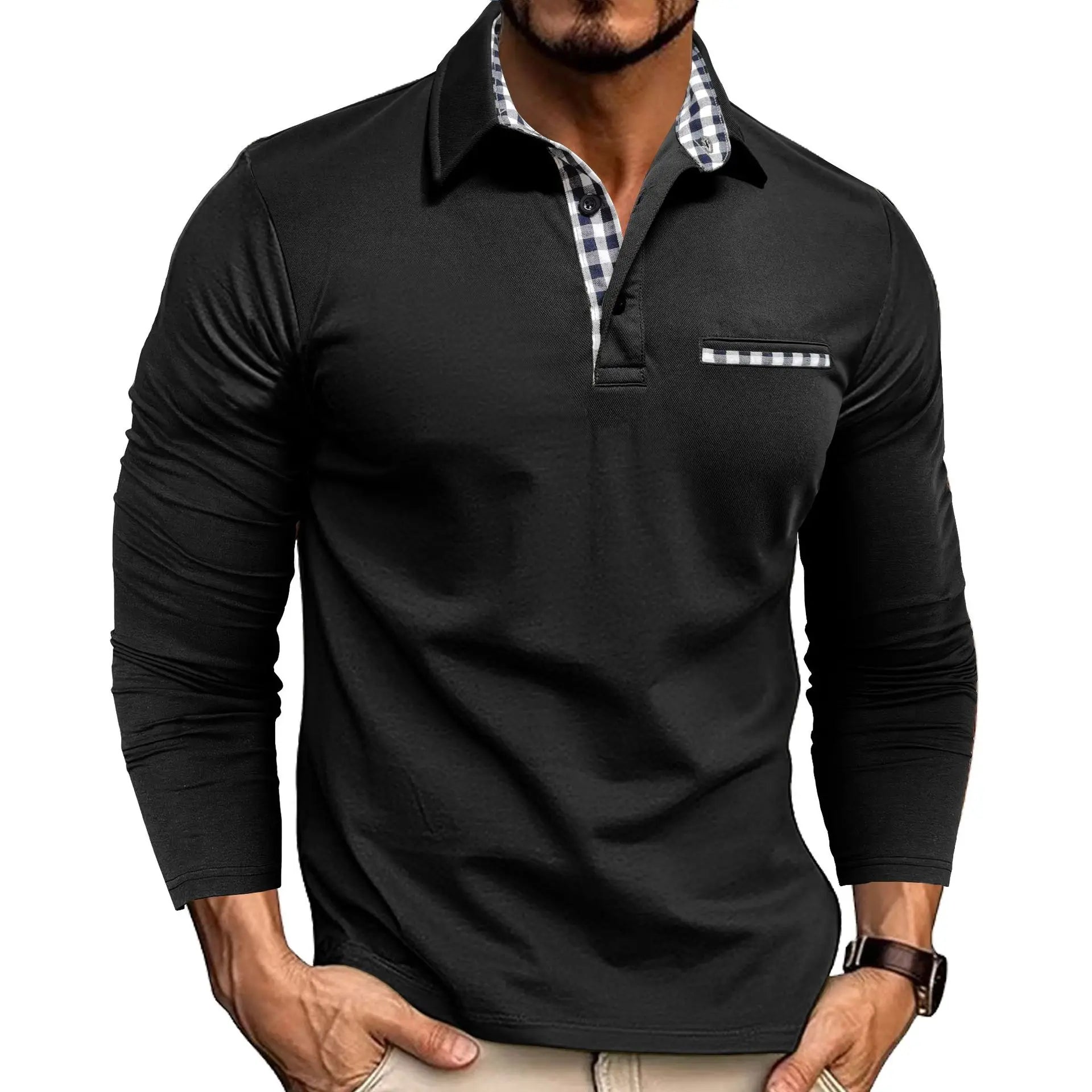 Beeckhoven™ | Klassiek Poloshirt Met Lange Mouwen