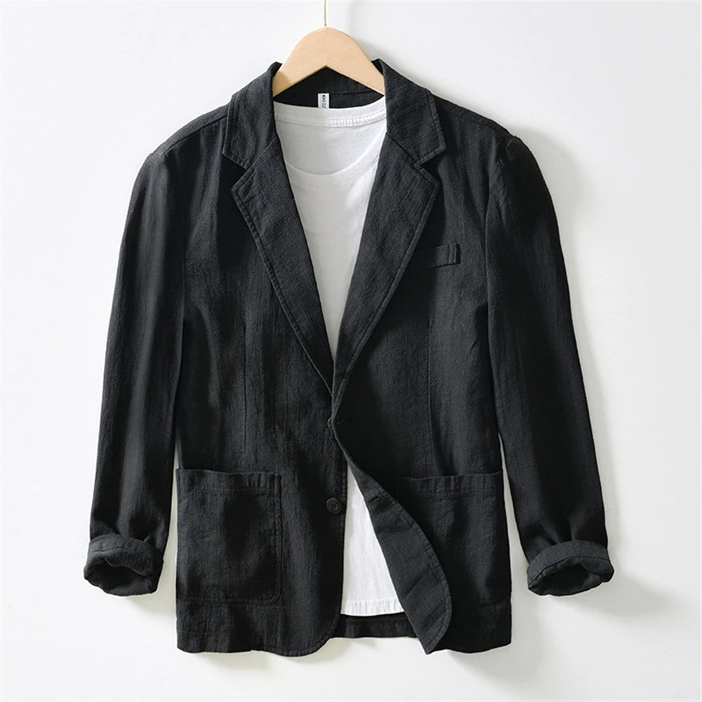 Beeckhoven™ | Linnen Heren Zomerblazer