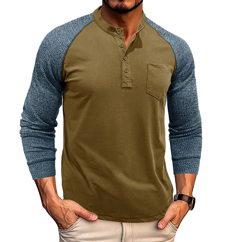 Beeckhoven™ | Henley Shirt Met Lange Mouwen