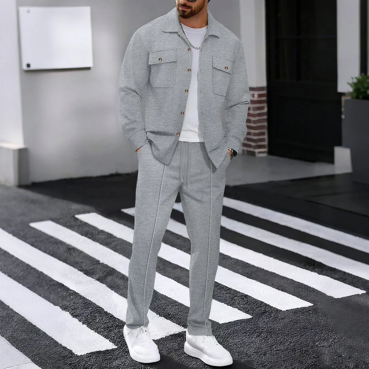 Beeckhoven™ | Casual Heren Set – Snel Aangetrokken, Altijd Verzorgd